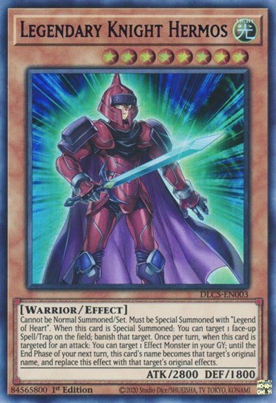 Legendary Knight Hermos (Purple) [DLCS-EN003] Ultra Rare | Exor Games New Glasgow