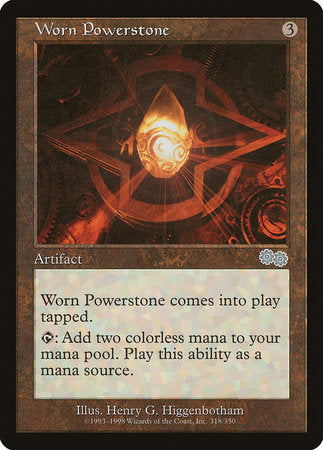 Worn Powerstone [Urza's Saga] | Exor Games New Glasgow