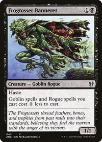 Frogtosser Banneret [Zendikar Rising Commander] | Exor Games New Glasgow