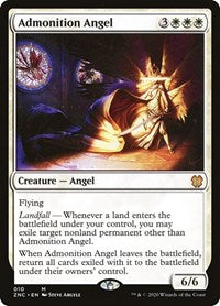 Admonition Angel [Zendikar Rising Commander] | Exor Games New Glasgow