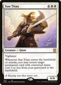 Sun Titan [Zendikar Rising Commander] | Exor Games New Glasgow