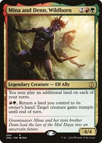 Mina and Denn, Wildborn [Zendikar Rising Commander] | Exor Games New Glasgow