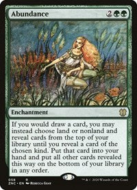 Abundance [Zendikar Rising Commander] | Exor Games New Glasgow