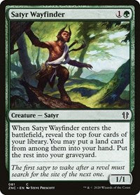 Satyr Wayfinder [Zendikar Rising Commander] | Exor Games New Glasgow