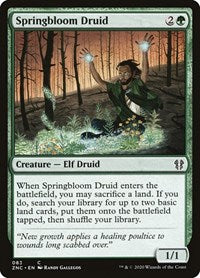 Springbloom Druid [Zendikar Rising Commander] | Exor Games New Glasgow