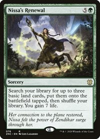 Nissa's Renewal [Zendikar Rising Commander] | Exor Games New Glasgow