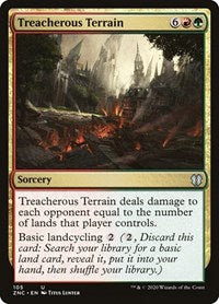 Treacherous Terrain [Zendikar Rising Commander] | Exor Games New Glasgow