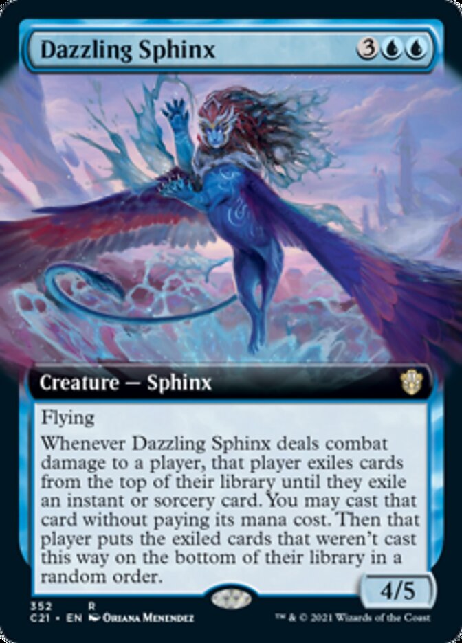 Dazzling Sphinx (Extended) [Commander 2021] | Exor Games New Glasgow