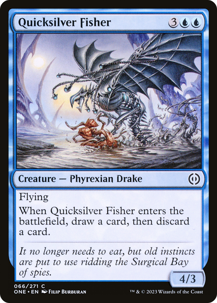 Quicksilver Fisher [Phyrexia: All Will Be One] | Exor Games New Glasgow