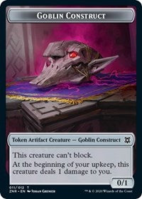 Goblin Construct // Kor Warrior Double-sided Token [Zendikar Rising] | Exor Games New Glasgow