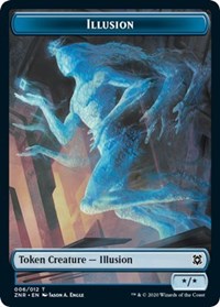 Illusion // Insect Double-sided Token [Zendikar Rising] | Exor Games New Glasgow