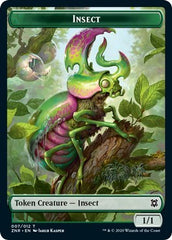 Insect // Kor Warrior Double-sided Token [Zendikar Rising] | Exor Games New Glasgow