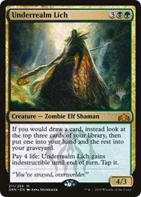 Underrealm Lich [Promo Pack: Zendikar Rising] | Exor Games New Glasgow