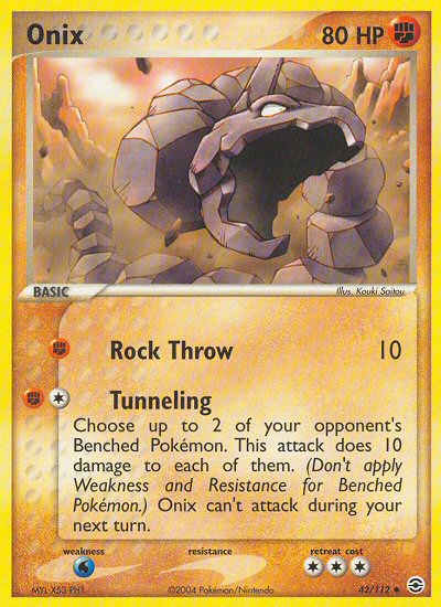 Onix (42/112) [EX: FireRed & LeafGreen] | Exor Games New Glasgow