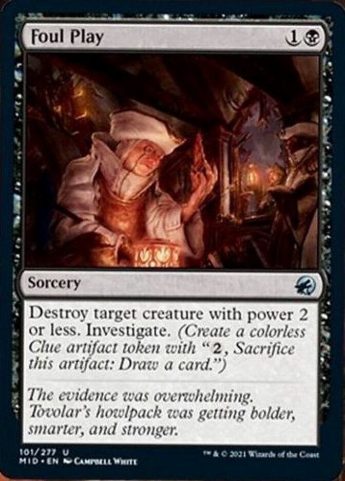 Foul Play [Innistrad: Midnight Hunt] | Exor Games New Glasgow