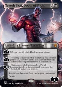 Tevesh Szat, Doom of Fools (Extended Art) [Commander Legends] | Exor Games New Glasgow