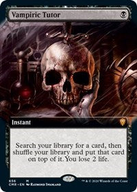 Vampiric Tutor (Extended Art) [Commander Legends] | Exor Games New Glasgow