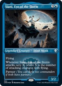 Siani, Eye of the Storm (Foil Etched) [Commander Legends] | Exor Games New Glasgow