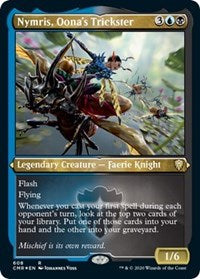 Nymris, Oona's Trickster (Foil Etched) [Commander Legends] | Exor Games New Glasgow