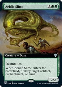 Acidic Slime (Extended Art) [Commander Legends] | Exor Games New Glasgow