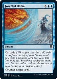 Forceful Denial [Commander Legends] | Exor Games New Glasgow