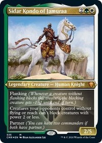 Sidar Kondo of Jamuraa (Foil Etched) [Commander Legends] | Exor Games New Glasgow