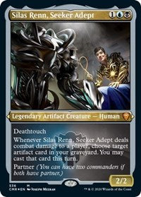 Silas Renn, Seeker Adept (Foil Etched) [Commander Legends] | Exor Games New Glasgow
