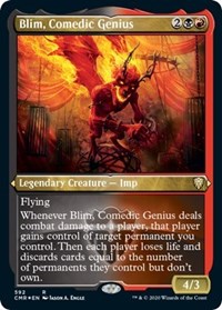 Blim, Comedic Genius (Foil Etched) [Commander Legends] | Exor Games New Glasgow