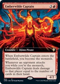 Emberwilde Captain (Extended Art) [Commander Legends] | Exor Games New Glasgow