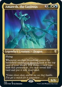 Amareth, the Lustrous (Foil Etched) [Commander Legends] | Exor Games New Glasgow