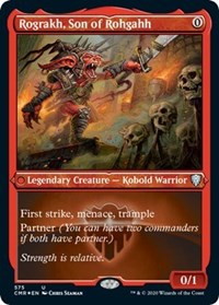 Rograkh, Son of Gohgahh (Foil Etched) [Commander Legends] | Exor Games New Glasgow