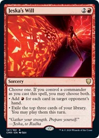 Jeska's Will [Commander Legends] | Exor Games New Glasgow