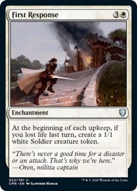 First Response [Commander Legends] | Exor Games New Glasgow
