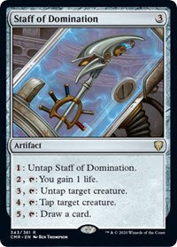 Staff of Domination [Commander Legends] | Exor Games New Glasgow