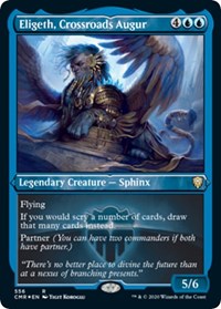 Eligeth, Crossroads Augur (Foil Etched) [Commander Legends] | Exor Games New Glasgow