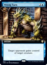 Wrong Turn (Extended Art) [Commander Legends] | Exor Games New Glasgow