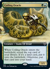 Coiling Oracle (Extended Art) [Commander Legends] | Exor Games New Glasgow