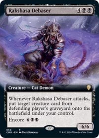 Rakshasa Debaser (Extended Art) [Commander Legends] | Exor Games New Glasgow