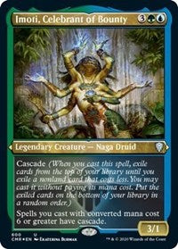 Imoti, Celebrant of the Bounty (Foil Etched) [Commander Legends] | Exor Games New Glasgow
