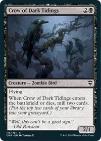 Crow of Dark Tidings [Commander Legends] | Exor Games New Glasgow