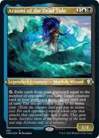 Araumi of the Dead Tide (Foil Etched) [Commander Legends] | Exor Games New Glasgow