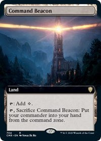Command Beacon (Extended Art) [Commander Legends] | Exor Games New Glasgow