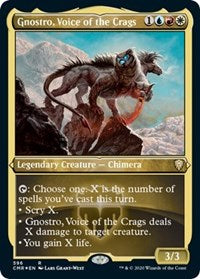 Gnostro, Voice of the Crags (Foil Etched) [Commander Legends] | Exor Games New Glasgow