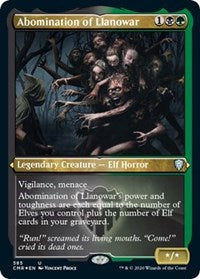 Abomination of Llanowar (Foil Etched) [Commander Legends] | Exor Games New Glasgow