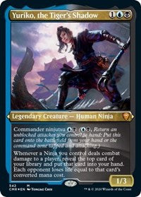 Yuriko, the Tiger's Shadow (Foil Etched) [Commander Legends] | Exor Games New Glasgow