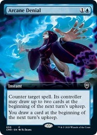 Arcane Denial (Extended Art) [Commander Legends] | Exor Games New Glasgow