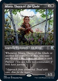 Miara, Thorn of the Glade (Foil Etched) [Commander Legends] | Exor Games New Glasgow