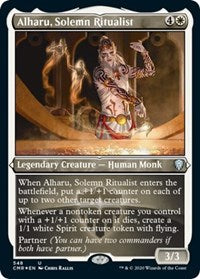 Alharu, Solemn Ritualist (Foil Etched) [Commander Legends] | Exor Games New Glasgow