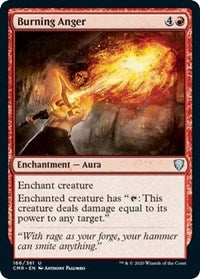 Burning Anger [Commander Legends] | Exor Games New Glasgow