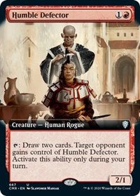 Humble Defector (Extended Art) [Commander Legends] | Exor Games New Glasgow
